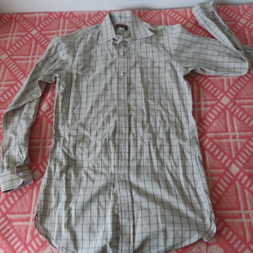 vintage M.L. LEDDY'S - Handmade Texas Western checkered Shirt no size